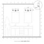 Livex Willow 23" Wide Brushed Nickel 3-Light Bath Light