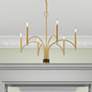 1_Livex Wisteria 26" Wide 6-Light Satin Brass Chandelier