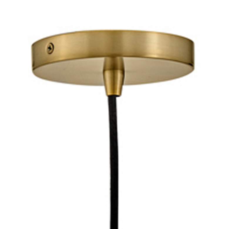 Image 4 Livie 8" Wide Lacquered Brass Convertible Mini Pendant more views