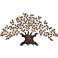Living Forest 75" Wide Rust Finish Metal Tree Wall Art
