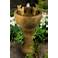 Living Waters 42 1/2" Stone Angels Patio Bubbler Fountain