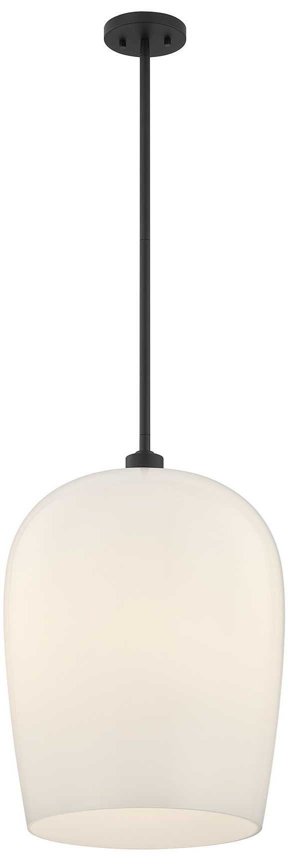 Image 3 Livingston 1-Light Pendant in Matte Black more views