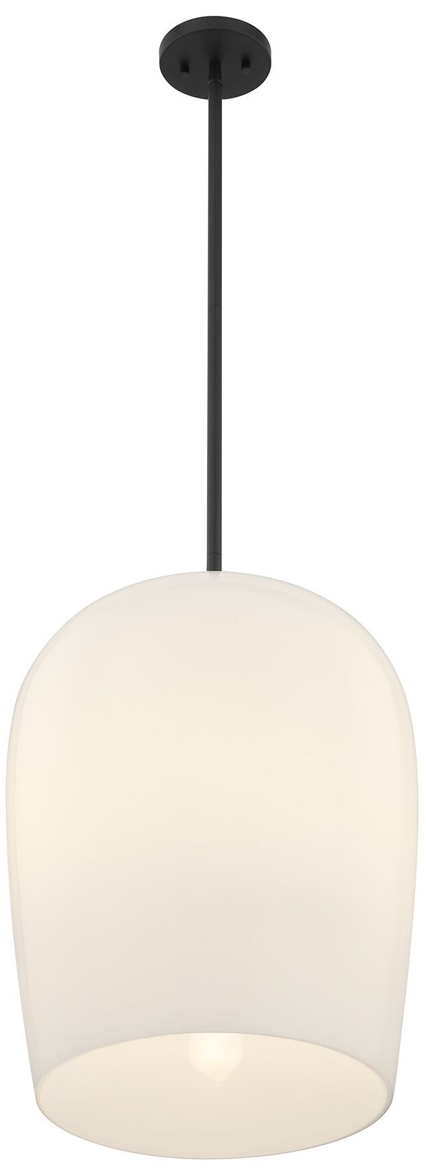 Image 4 Livingston 1-Light Pendant in Matte Black more views