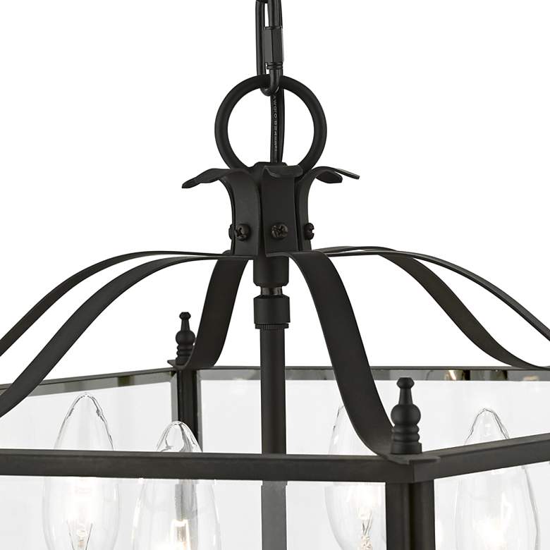 Image 6 Livingston 15 1/2" Wide Black and Nickel 4-Light Chandelier more views
