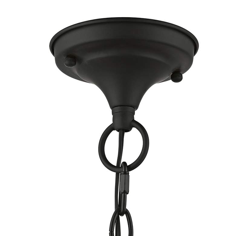 Image 7 Livingston 15 1/2" Wide Black and Nickel 4-Light Chandelier more views