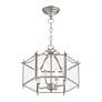 6_Livingston 15 1/2"W Brushed Nickel Convertible Ceiling Light more views
