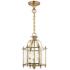 Livingston 9 1/2" Wide Antique Brass 3-Light Mini Pendant