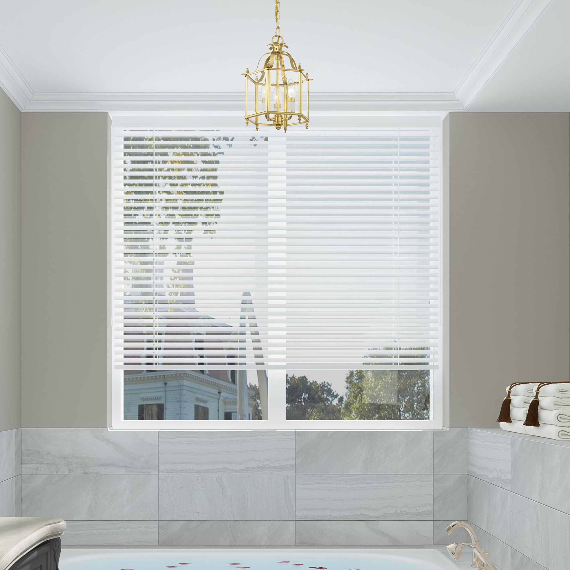 Livingston 9 1/2" Wide Polished Brass 3-Light Mini Pendant in scene