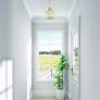 Livingston 9 1/2" Wide Polished Brass 3-Light Mini Pendant in scene