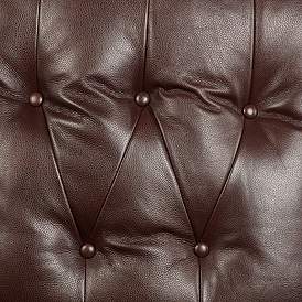 Image3 of Livorno Chocolate Leather 3-Way Recliner Chair more views