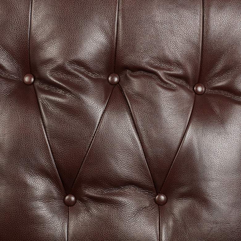 Image 3 Livorno Chocolate Leather 3-Way Recliner Chair more views