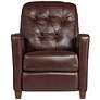 Livorno Chocolate Leather 3-Way Recliner Chair