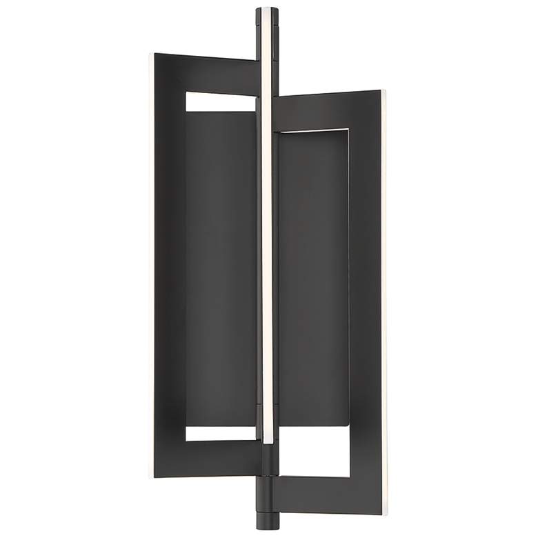 Image 1 Livra 17.25 In. x 7.75 In. 1 Light Wall Sconce in Black