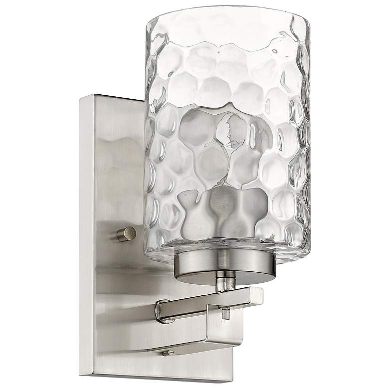 Image 1 Livvy 1-Light Satin Nickel Sconce