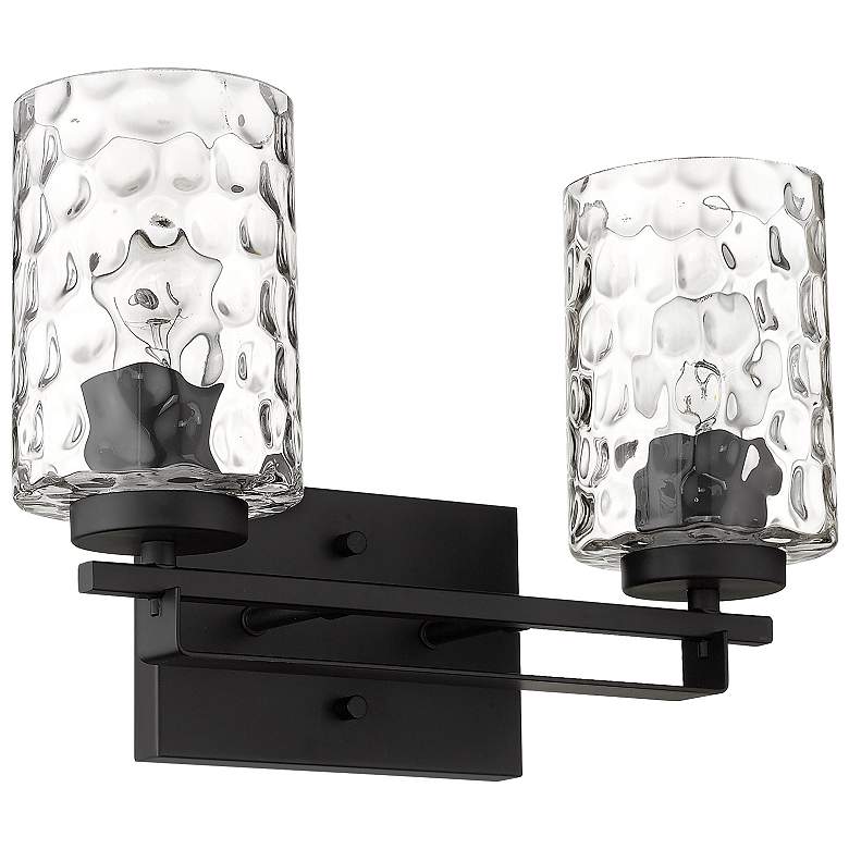 Image 1 Livvy 2-Light Matte Black Vanity