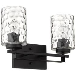 Livvy 2-Light Matte Black Vanity
