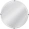 Liza 36" x 36" Brushed Nickel Wall Mirror
