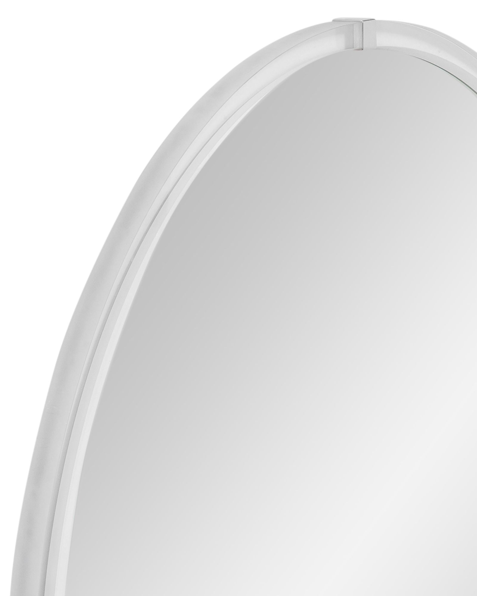Image 4 Liza 36" x 36" Brushed Nickel Wall Mirror more views