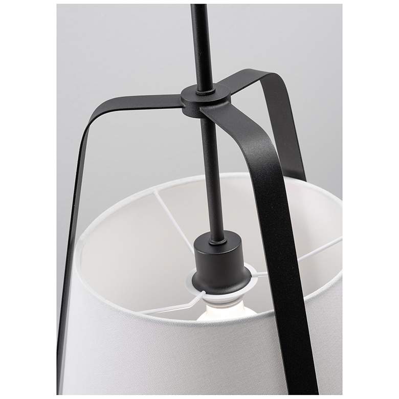 Image 2 Lizzette 10" Wide Black LED Pendant more views