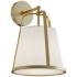 Lizzette 15" High Light Antique Brass LED Sconce