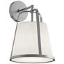 1_Lizzette 15" High Satin Nickel LED Sconce