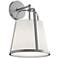 Lizzette 15" High Satin Nickel LED Sconce