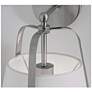 3_Lizzette 15" High Satin Nickel LED Sconce more views
