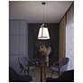 3_Lizzette 18" Wide Satin Nickel LED Pendant more views