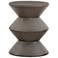 Lizzie Concrete Indoor Outdoor Accent Stool End Table