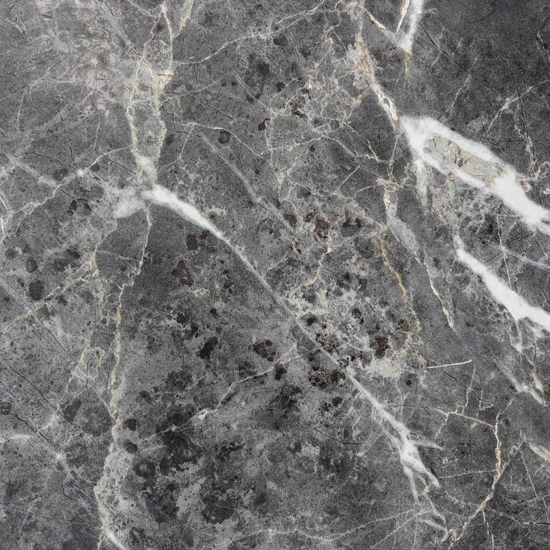 Image 6 Llona 47 1/4" Wide Black Marble Brushed Steel Coffee Table more views