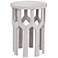 Lloyd 22' Tall Wood White Accent Table