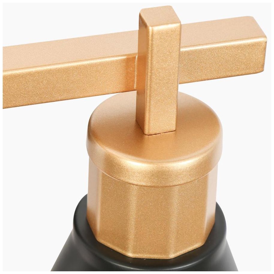 Image 5 LNC Black Cone 30 1/2" Wide 4-Light Bathroom Vanity Light more views