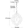 5_LNC Cachil 16" Wide 1-Light Wood Lantern Chandelier more views