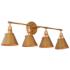 LNC Calne 31 1/2" Wide 4-Light Gold Finish Vanity Bath Bar Light