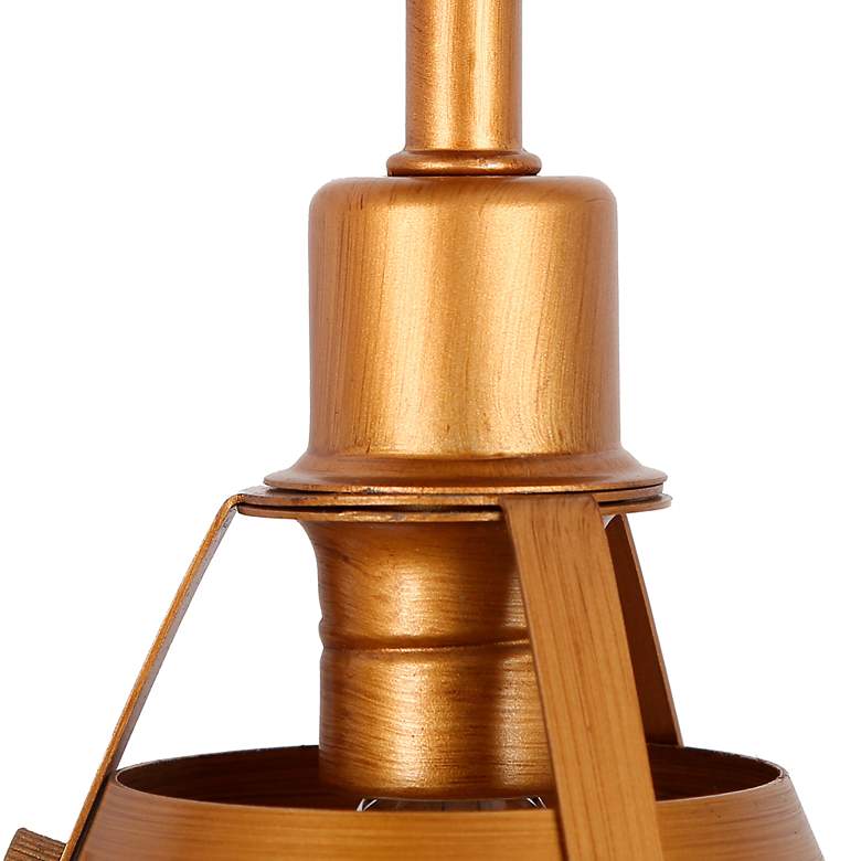 Image 3 LNC Calne 31 1/2" Wide 4-Light Gold Finish Vanity Bath Bar Light more views