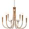 LNC Ceniprimo 41 1/4" Gold 9-Light Modern Candelabra Arm Chandelier