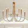 1_LNC Ceniprimo 41 1/4" Gold 9-Light Modern Candelabra Arm Chandelier