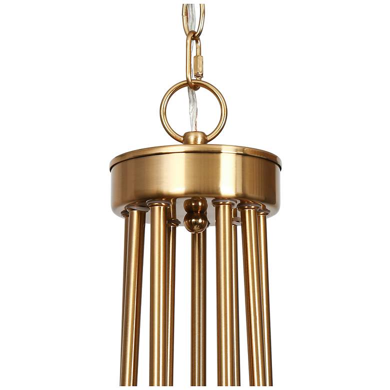 Image 4 LNC Ceniprimo 41 1/4" Gold 9-Light Modern Candelabra Arm Chandelier more views