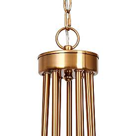 Image5 of LNC Ceniprimo 41 1/4" Gold 9-Light Modern Candelabra Arm Chandelier more views