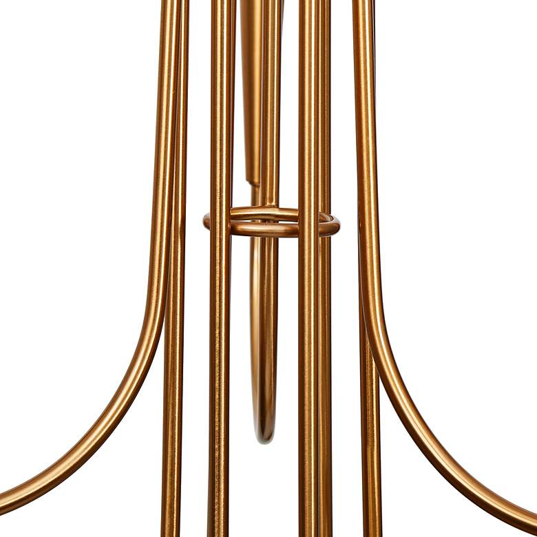 Image 7 LNC Ceniprimo 41 1/4" Gold 9-Light Modern Candelabra Arm Chandelier more views
