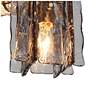 2_LNC Echonalyri 14 1/2" Wide Modern Smoked Gray Glass 5-Light Pendant more views