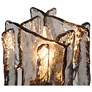 3_LNC Echonalyri 25" Wide Matte Black and Brass 5-Light Chandelier more views