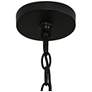 6_LNC Echonalyri 25" Wide Matte Black and Brass 5-Light Chandelier more views