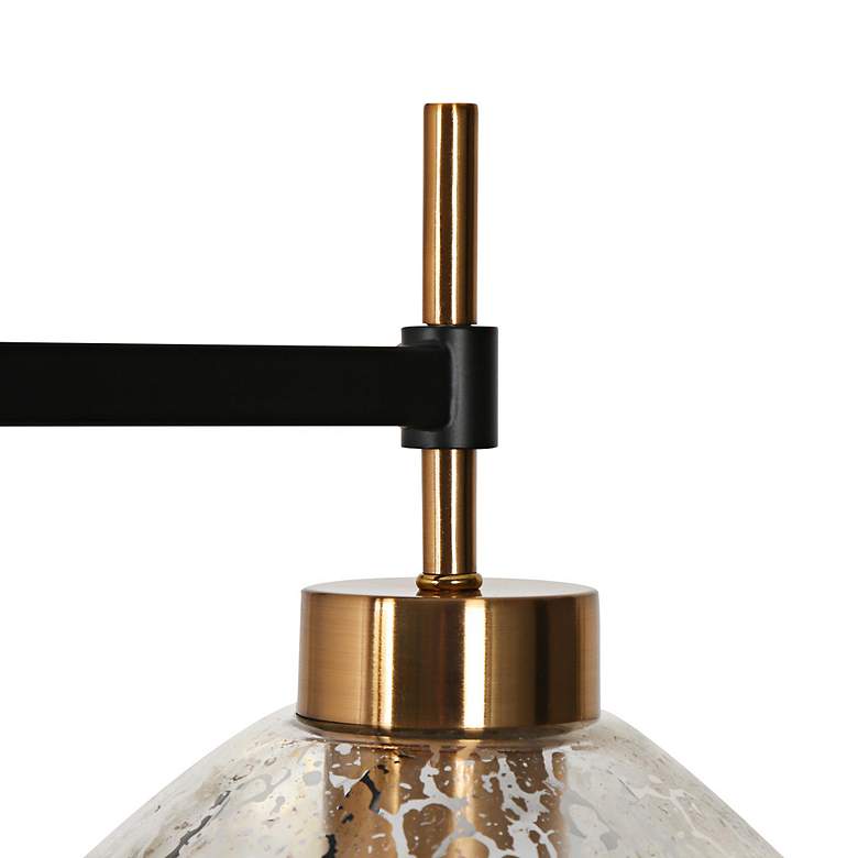 Image 4 LNC Eiley 37 1/2" Wide Matte Black 3-Light Linear Island Pendant more views