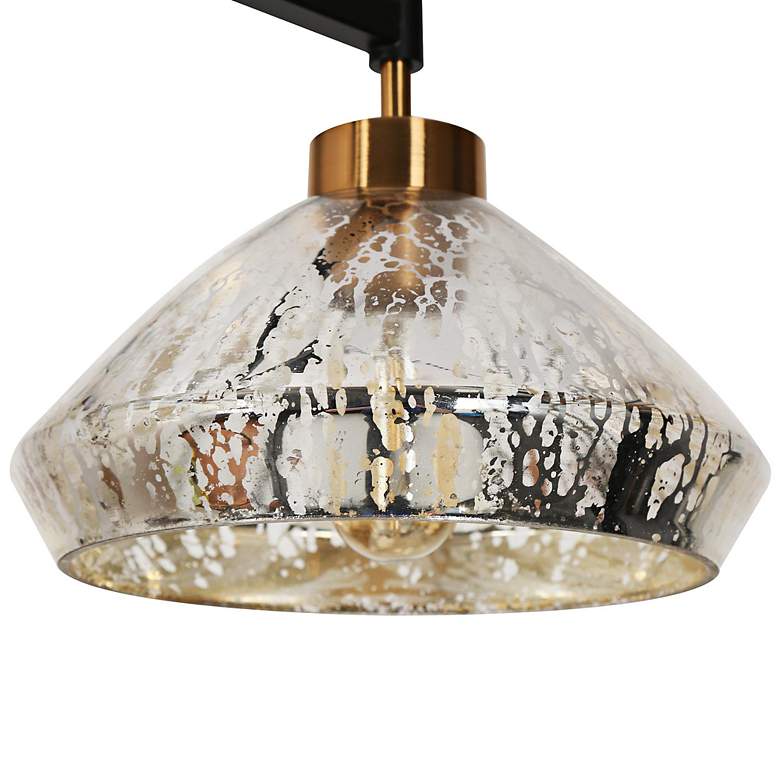 Image 5 LNC Eiley 37 1/2" Wide Matte Black 3-Light Linear Island Pendant more views