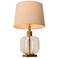 LNC Flabellum 24" High Champagne Glass Orb Table Lamp