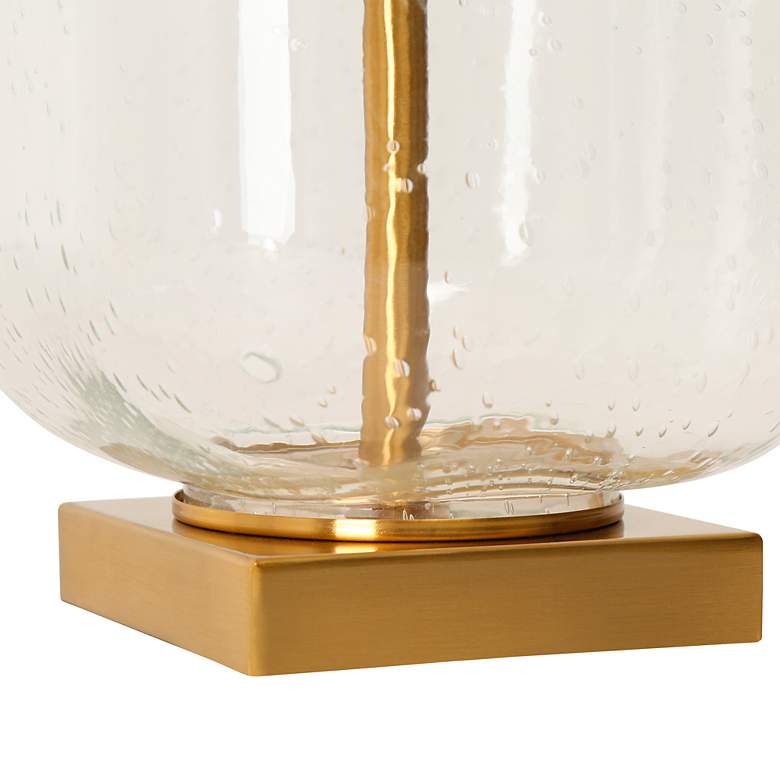Image 3 LNC Flabellum 24" High Champagne Glass Orb Table Lamp more views