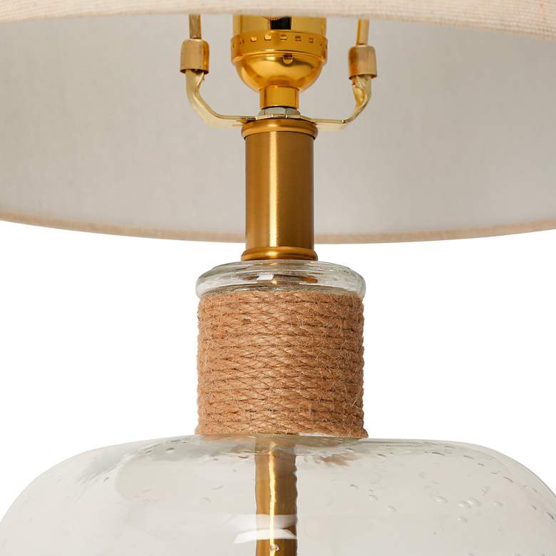 Image 4 LNC Flabellum 24" High Champagne Glass Orb Table Lamp more views