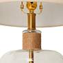 4_LNC Flabellum 24" High Champagne Glass Orb Table Lamp more views