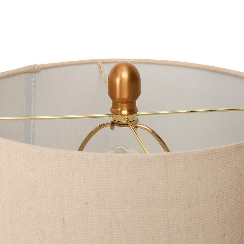 Image 6 LNC Flabellum 24" High Champagne Glass Orb Table Lamp more views